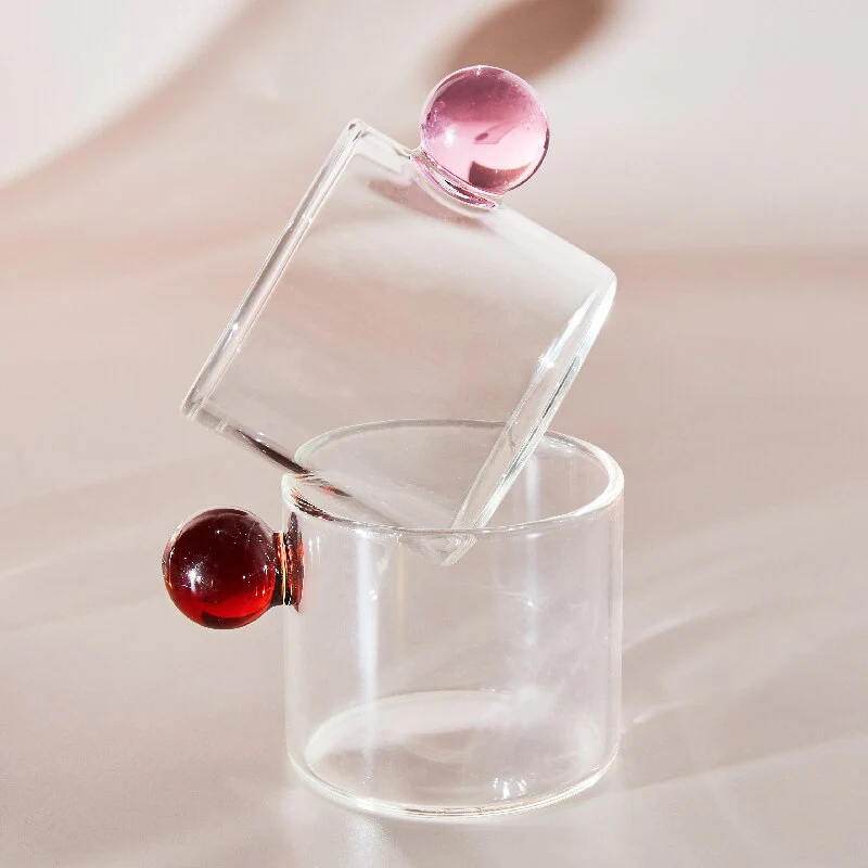Globe Handle Glass Espresso Cup - Image 9