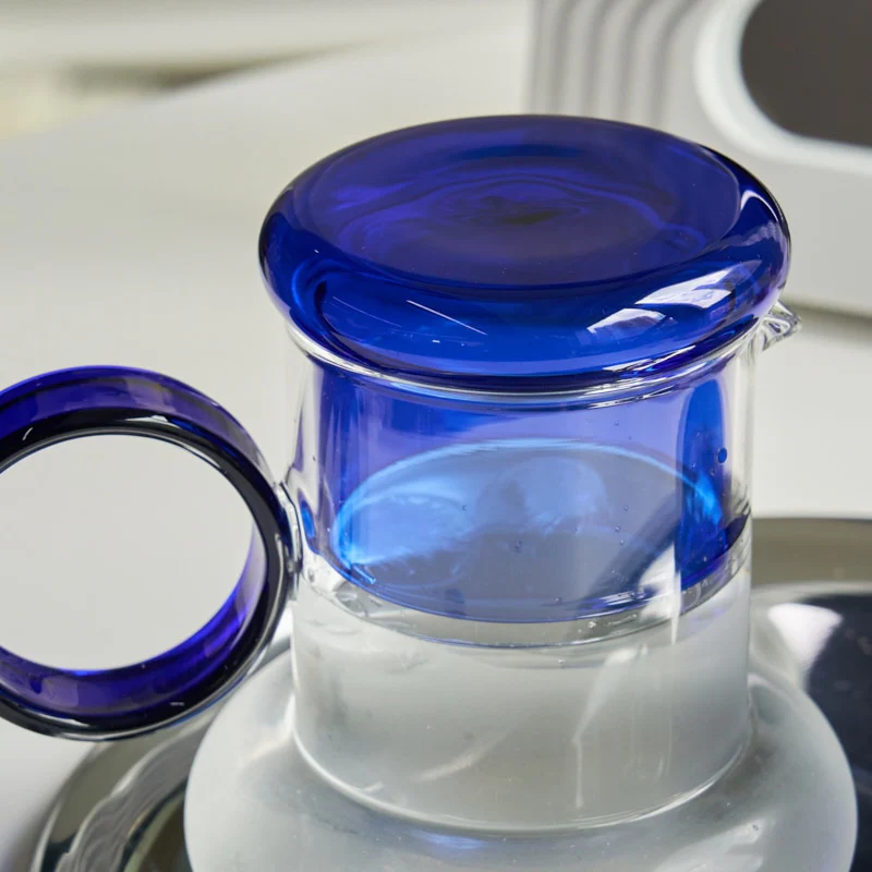 Glass Pitcher Jug + Cup Set - Image 12