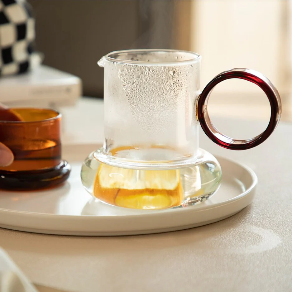 Glass Pitcher Jug + Cup Set - Image 25