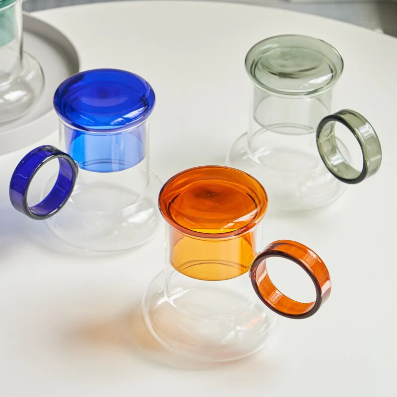 Glass Pitcher Jug + Cup Set - Image 3