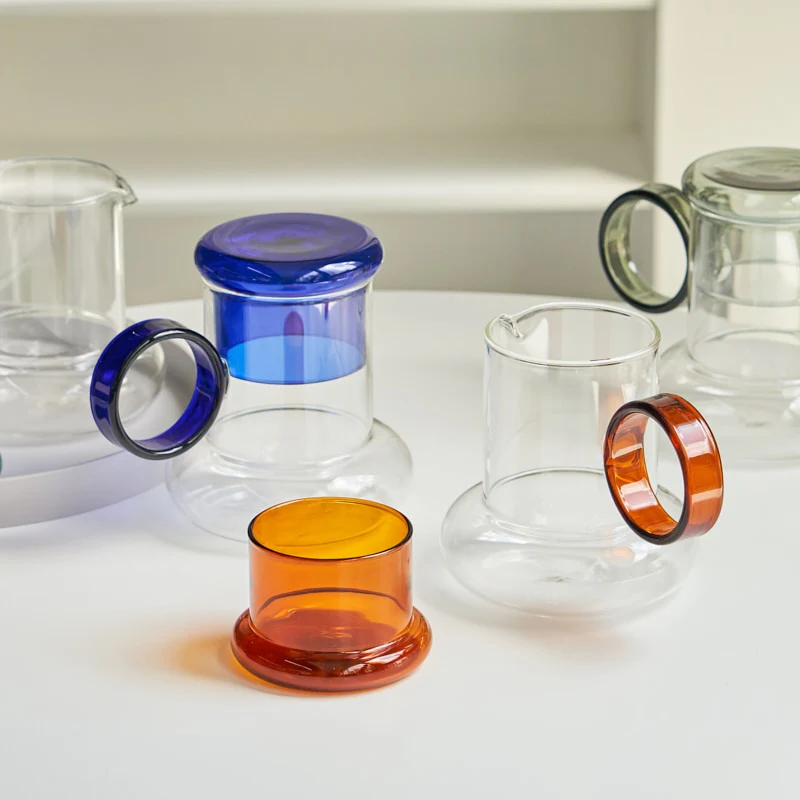 Glass Pitcher Jug + Cup Set - Image 5