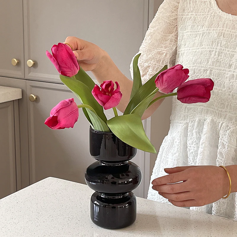 Glass Tier Vase - Multicolour - Image 4