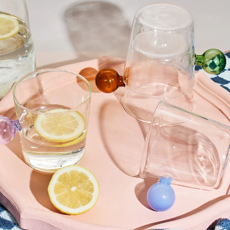 Globe Handle Glass Cup - Image 4