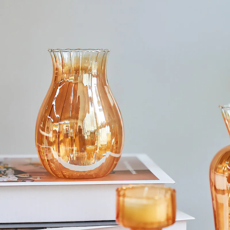 Gold Coat Glass Vase - Image 8