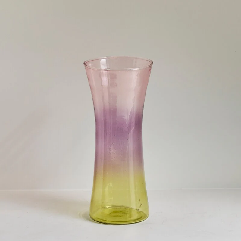 Gradient Coloured Glass Vase - Image 16