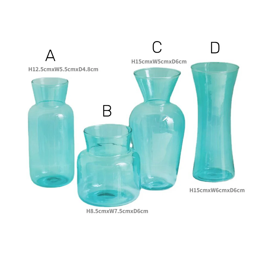 Gradient Coloured Glass Vase - Image 4
