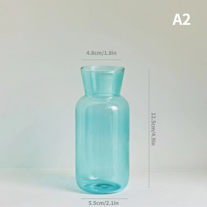 Gradient Coloured Glass Vase - Image 5