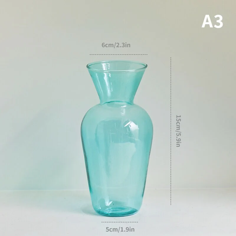 Gradient Coloured Glass Vase - Image 7