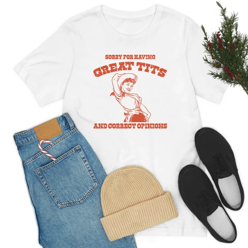 Great Tits Retro Style Print T-Shirt - Image 4