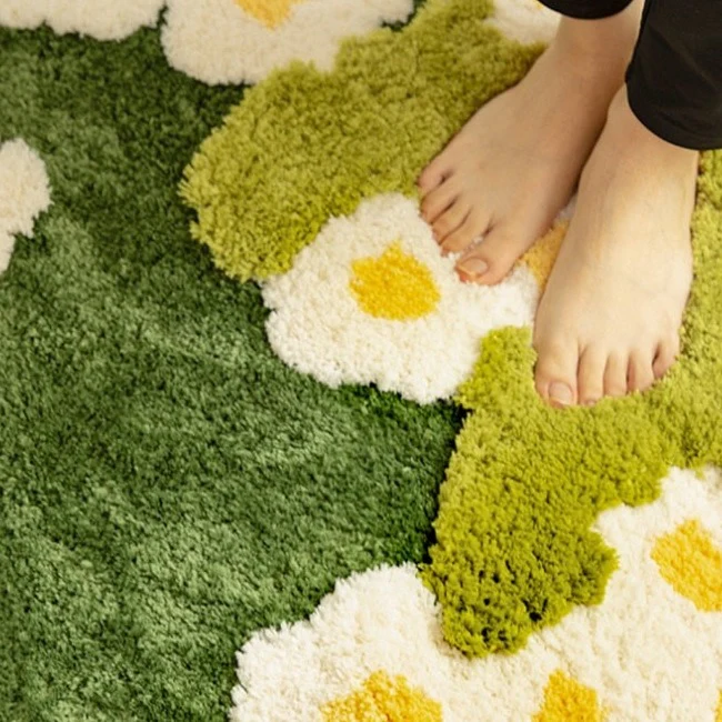 Green Garden Rug - Image 6