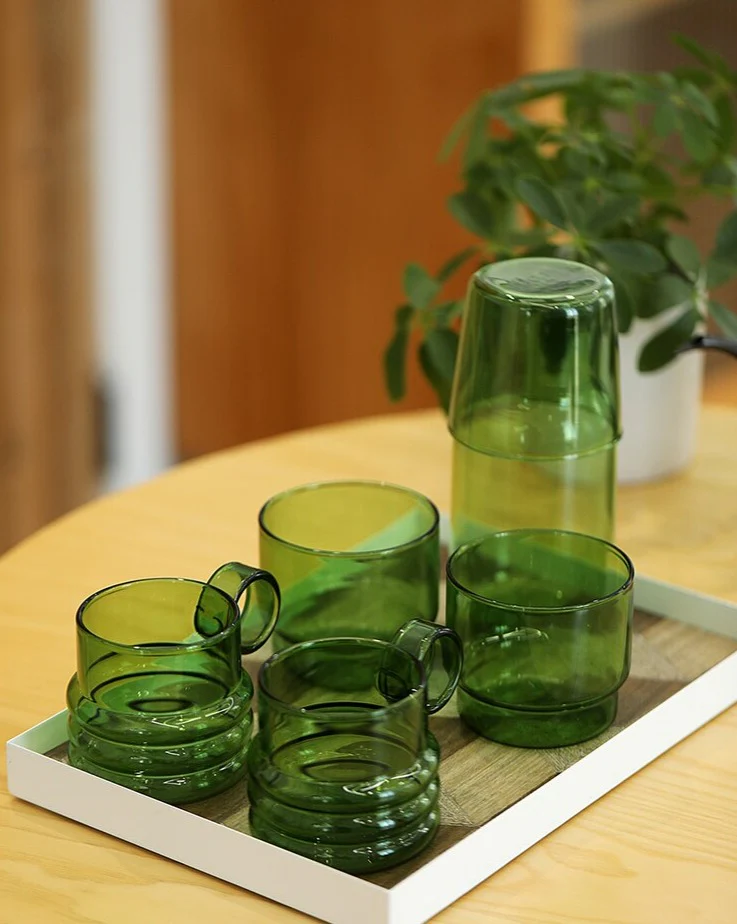 Green Glassware - Image 9