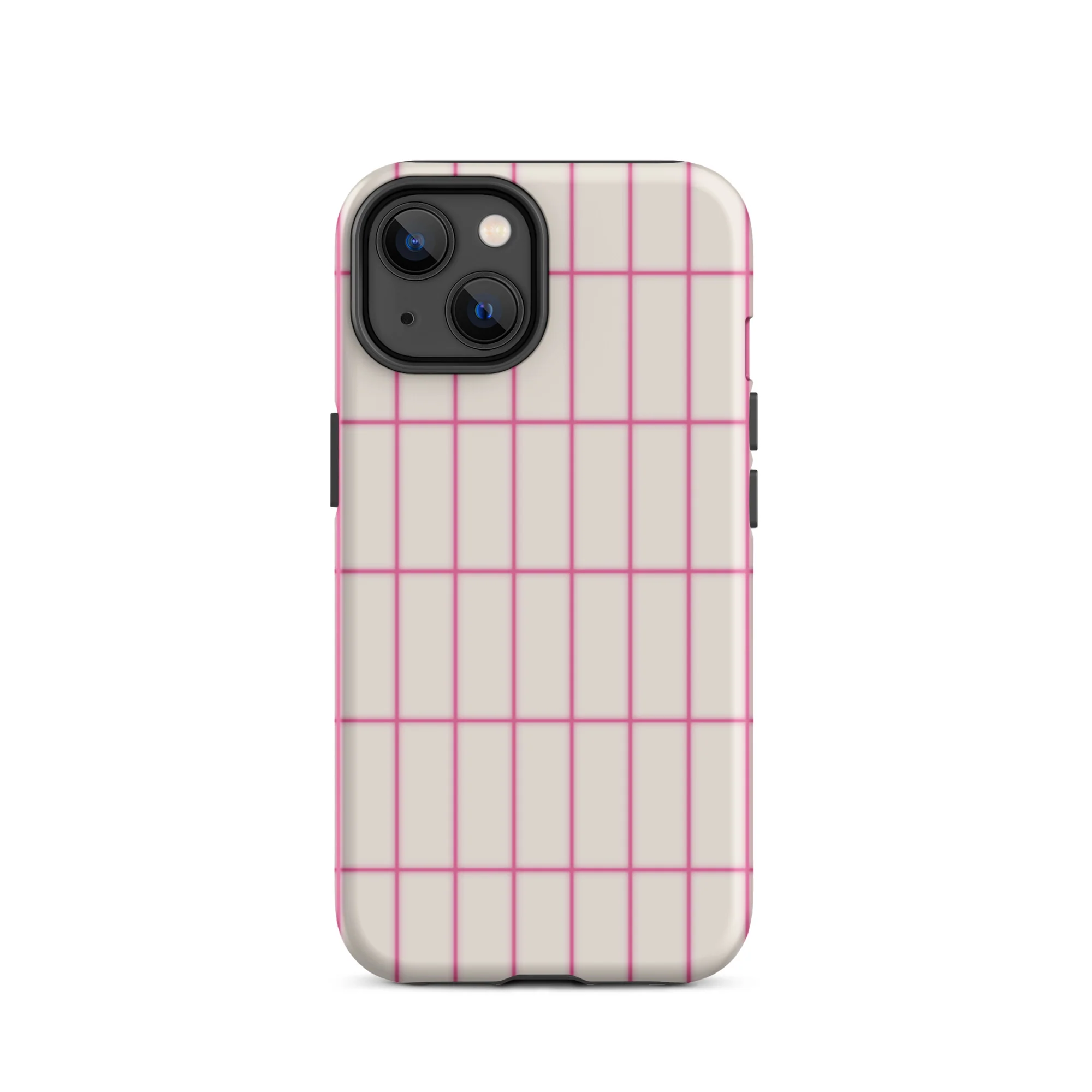 Grid iPhone® Case - Pink - Image 12