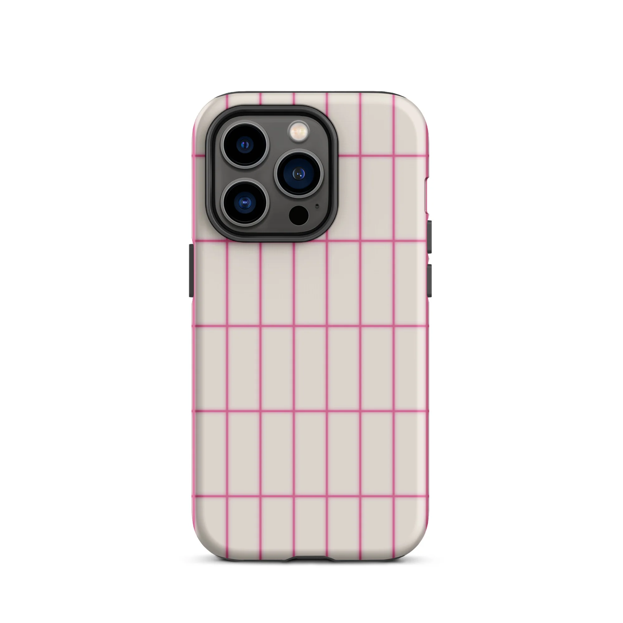 Grid iPhone® Case - Pink - Image 14