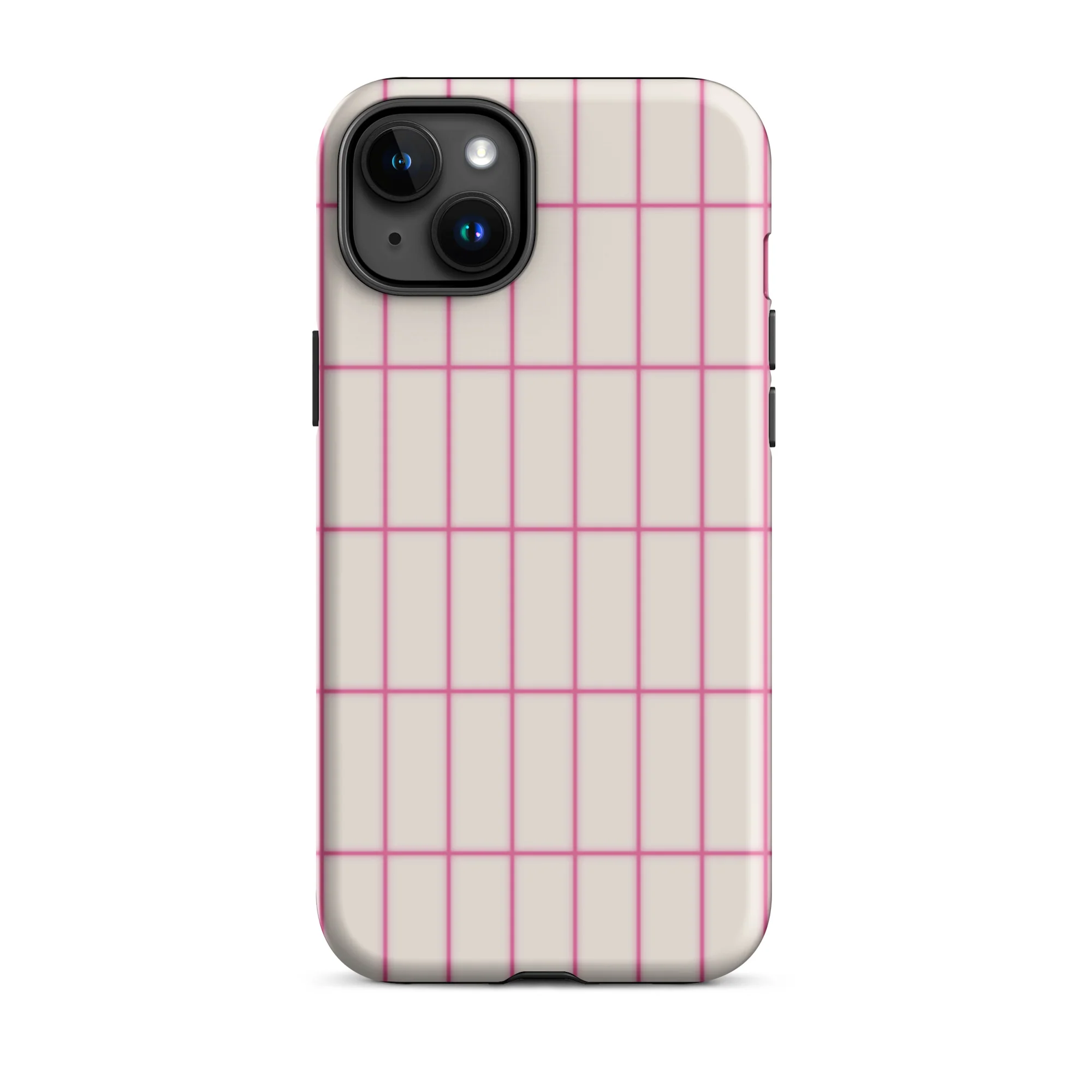 Grid iPhone® Case - Pink - Image 17