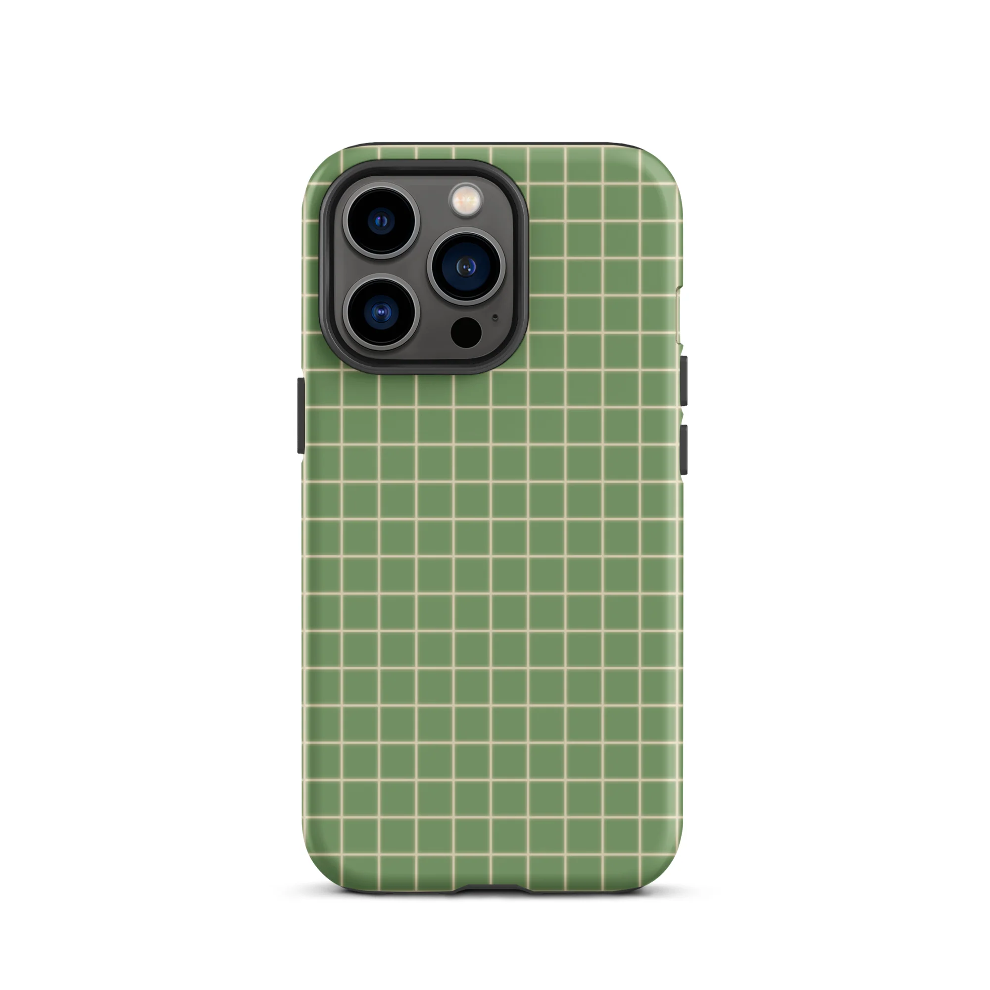 Grid iPhone® Case - Green - Image 10