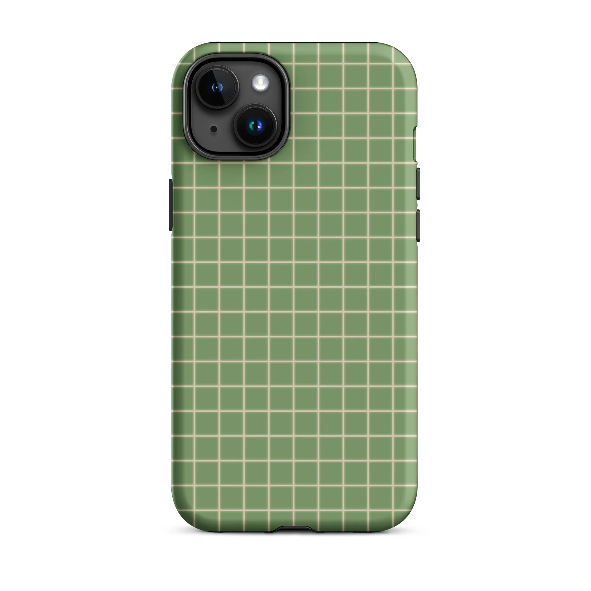 Grid iPhone® Case - Green - Image 17