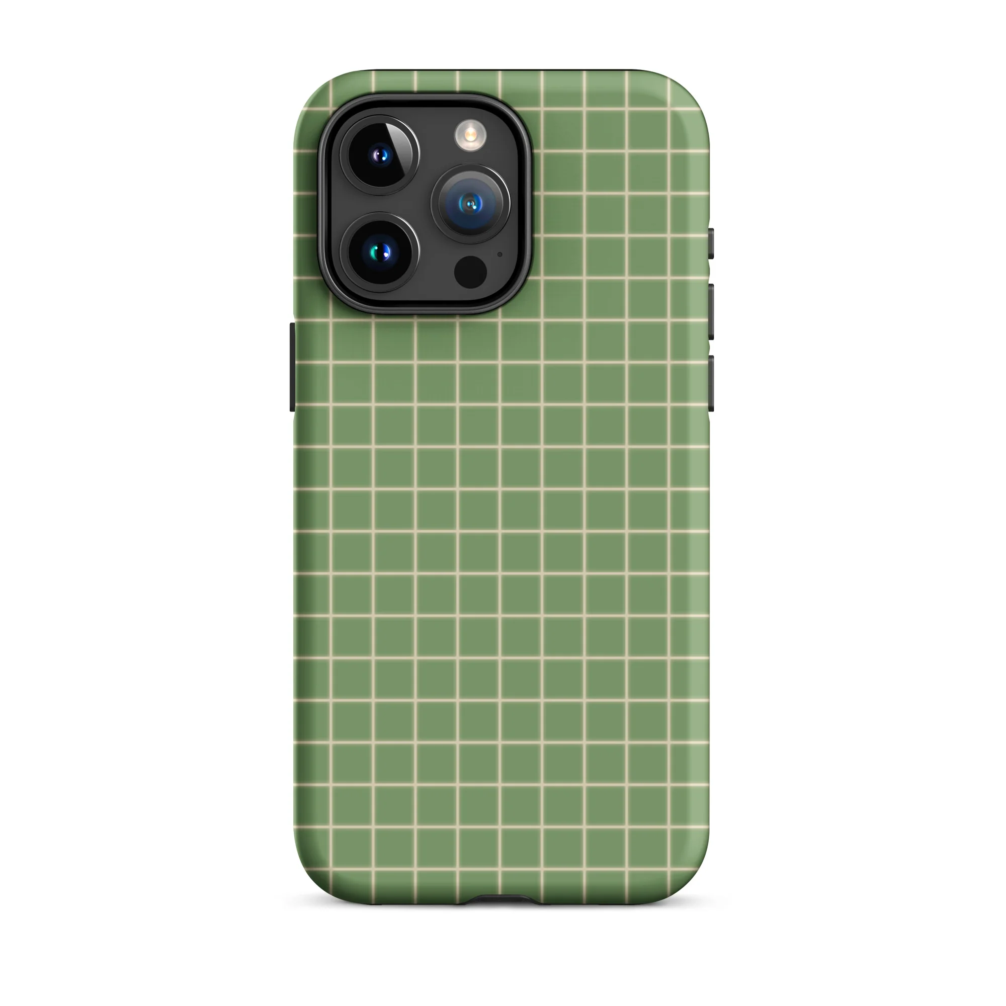 Grid iPhone® Case - Green - Image 19