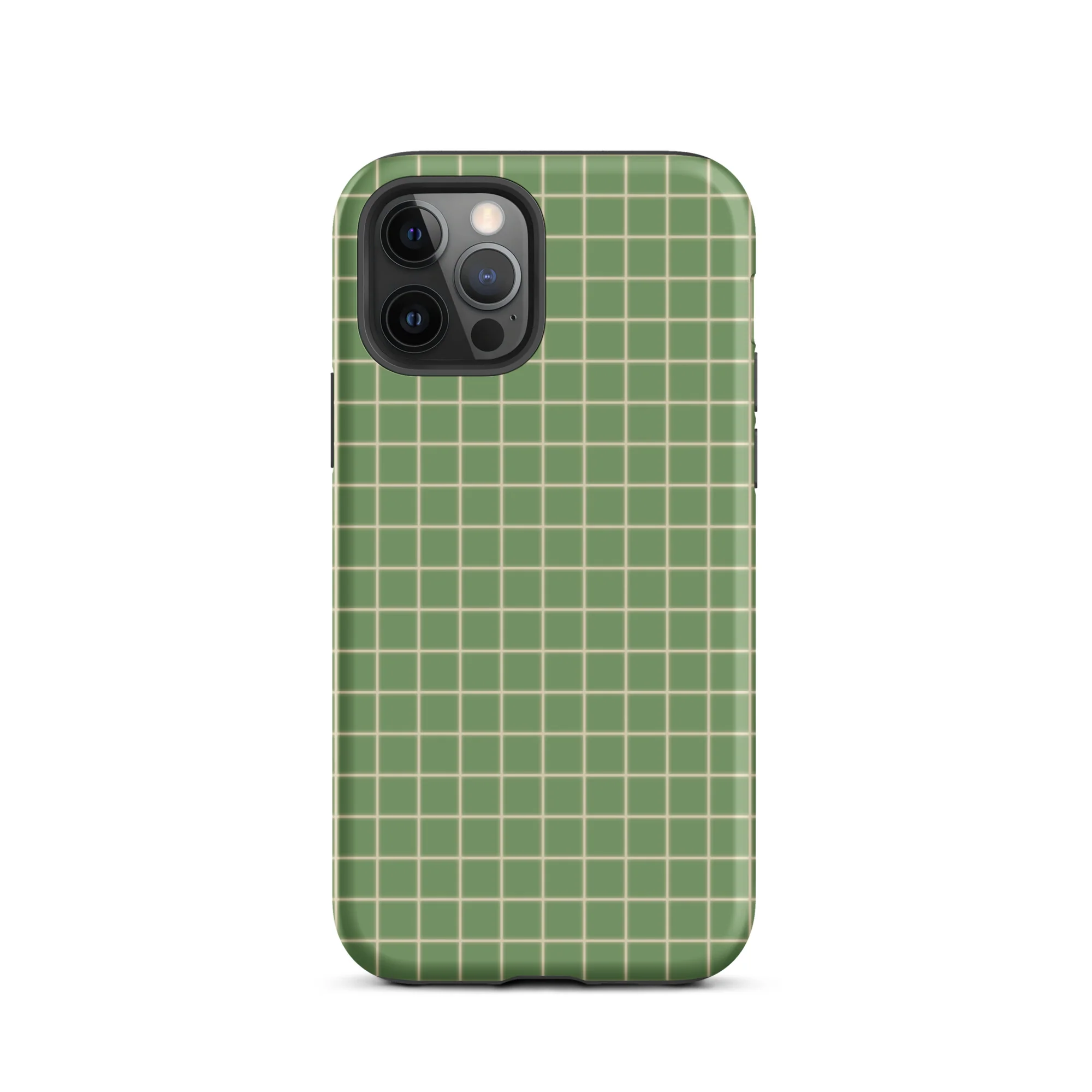 Grid iPhone® Case - Green - Image 6