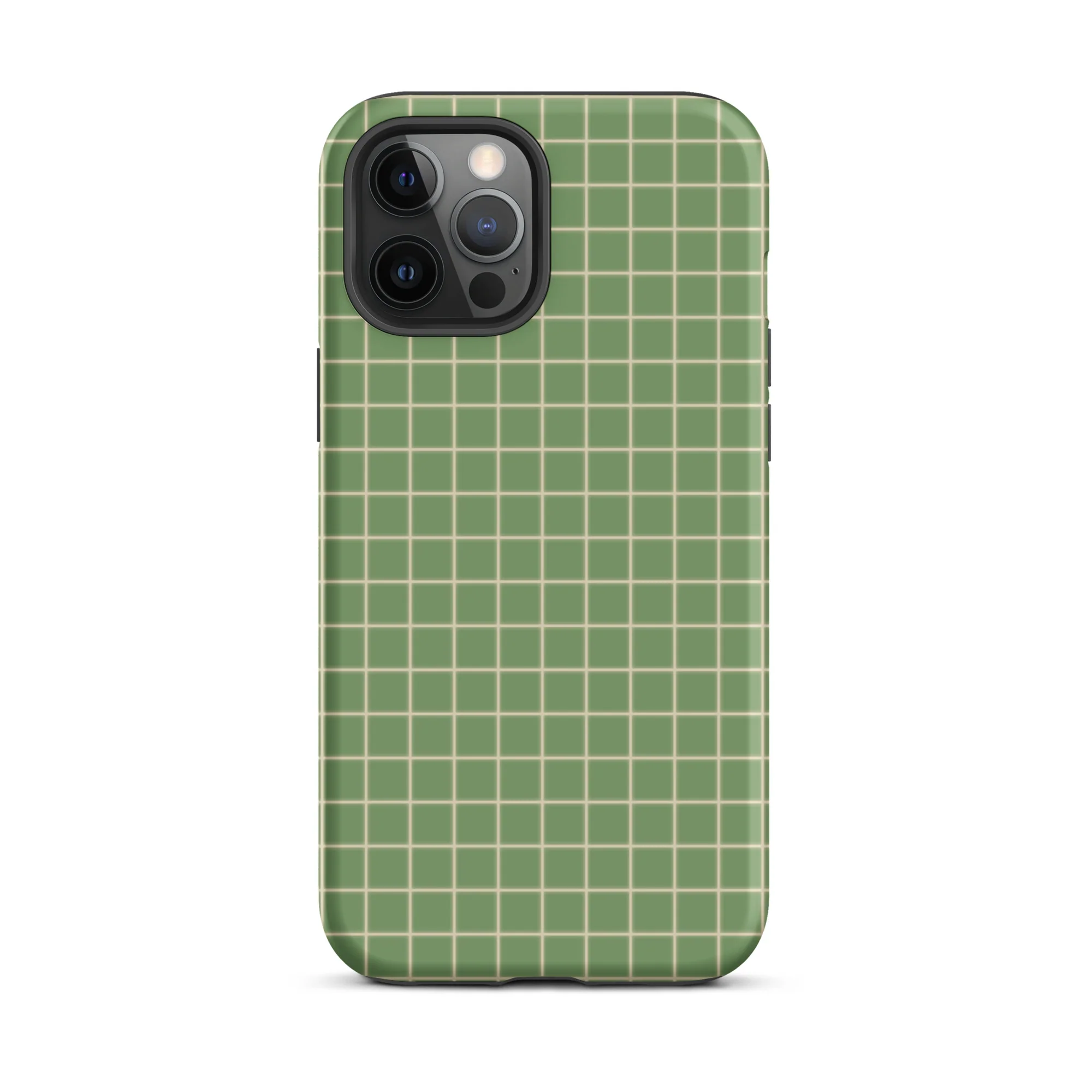 Grid iPhone® Case - Green - Image 7