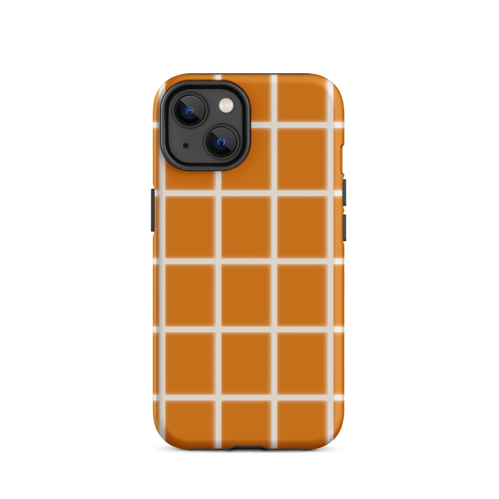 Grid iPhone® Case - Wide, Orange - Image 12