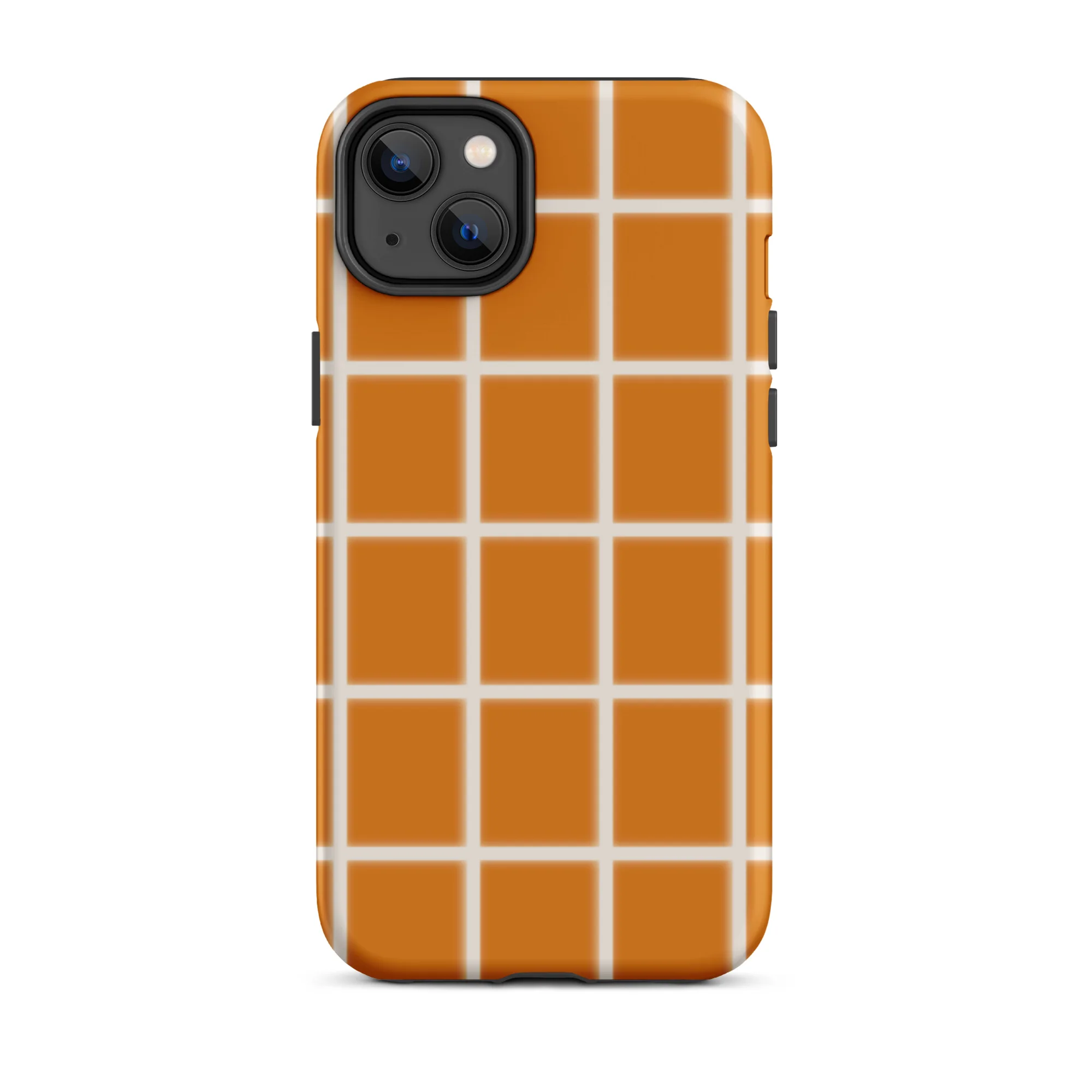 Grid iPhone® Case - Wide, Orange - Image 13