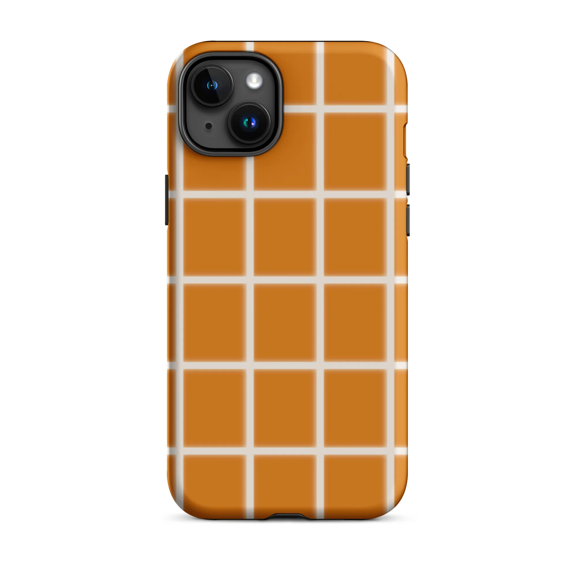 Grid iPhone® Case - Wide, Orange - Image 17