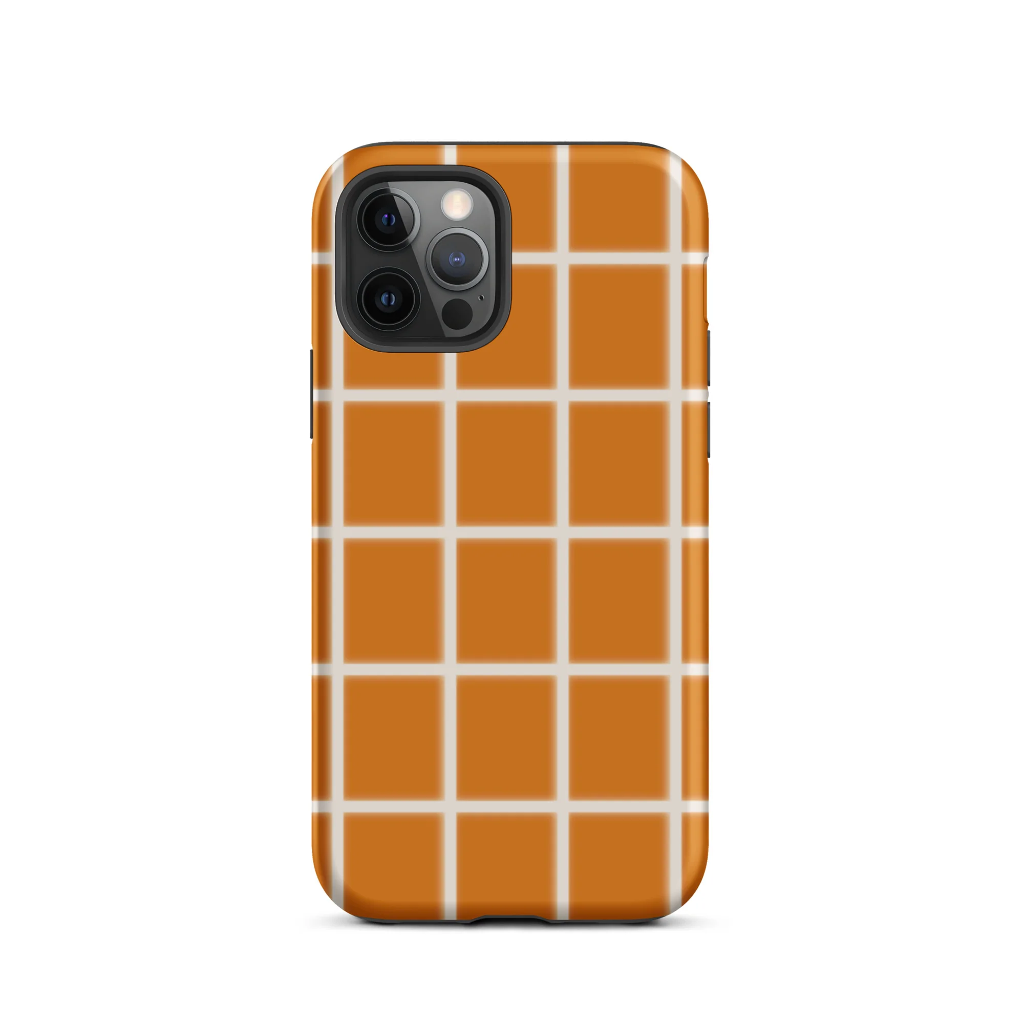 Grid iPhone® Case - Wide, Orange - Image 6