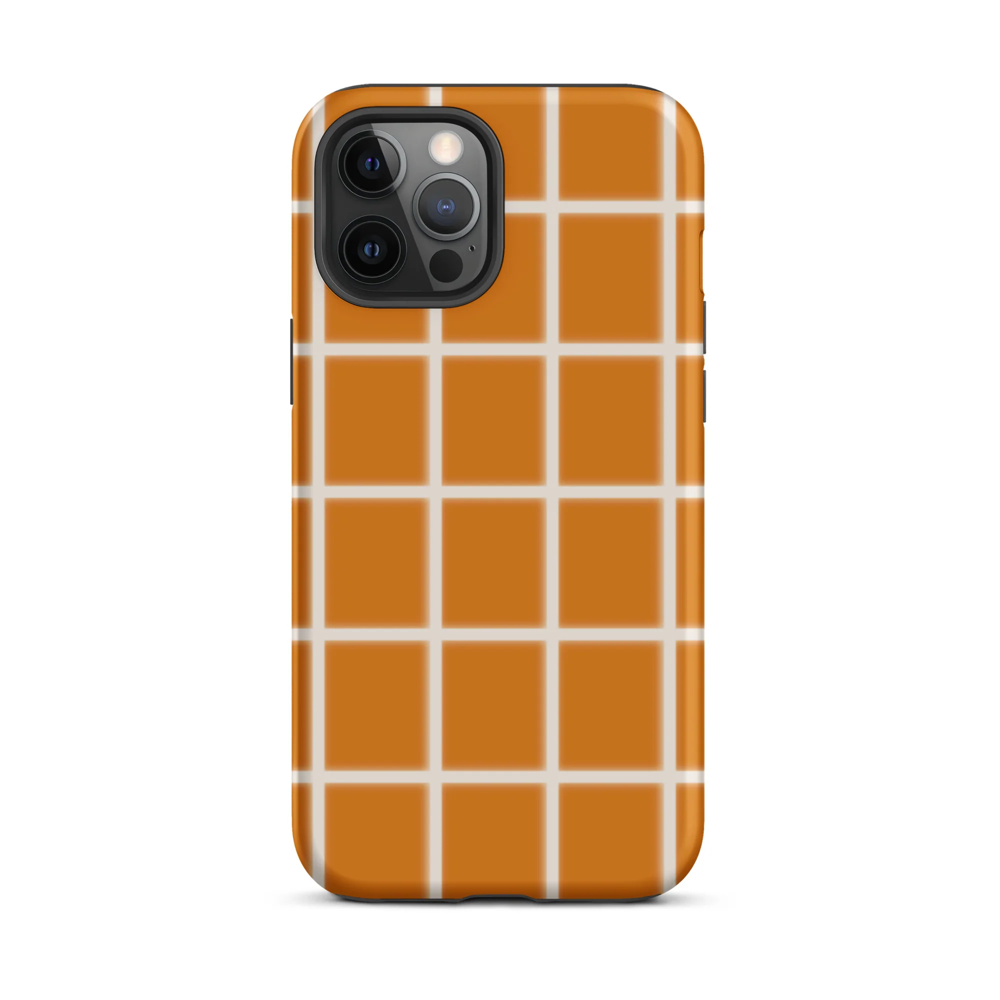 Grid iPhone® Case - Wide, Orange - Image 7