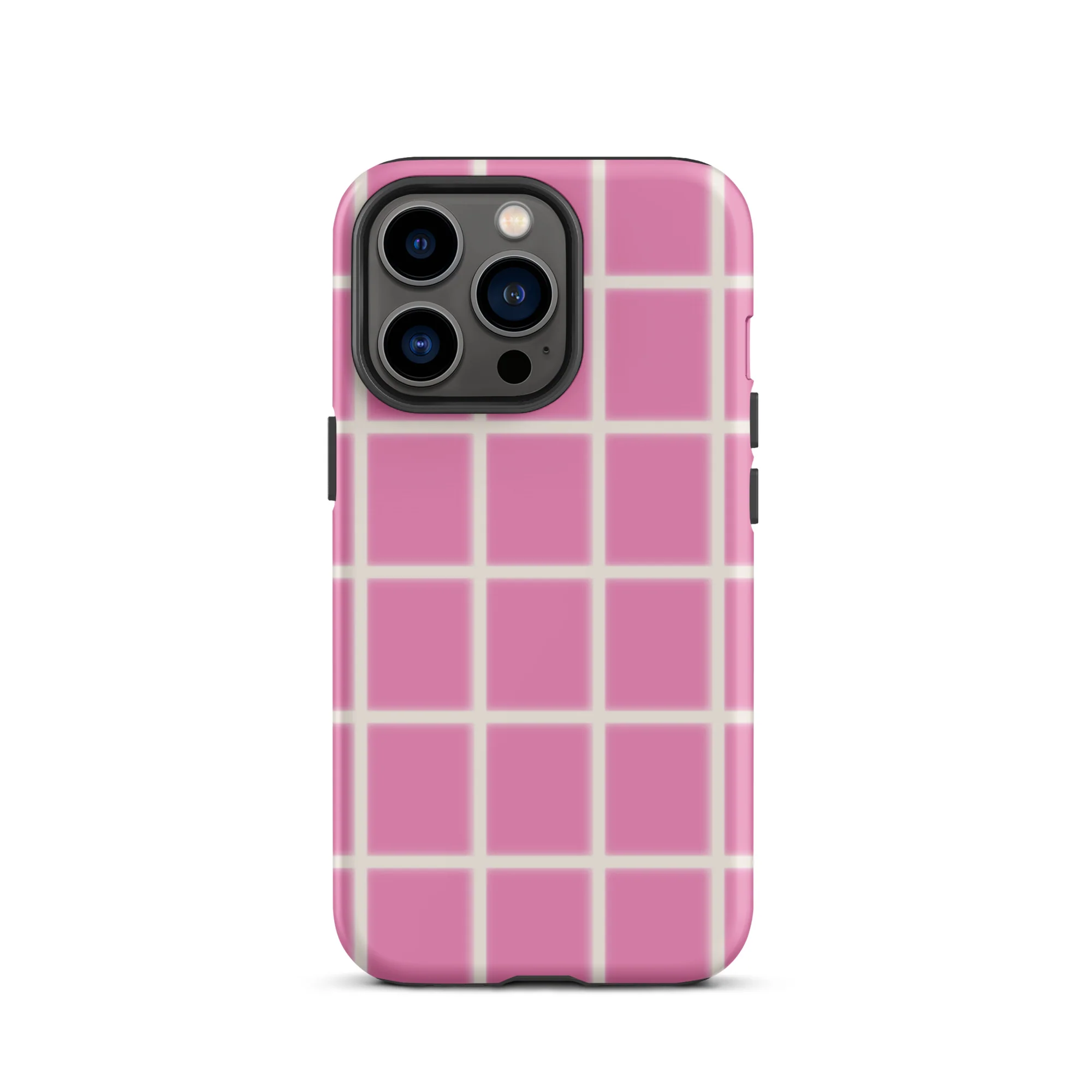 Grid iPhone® Case - Wide, Pink - Image 10