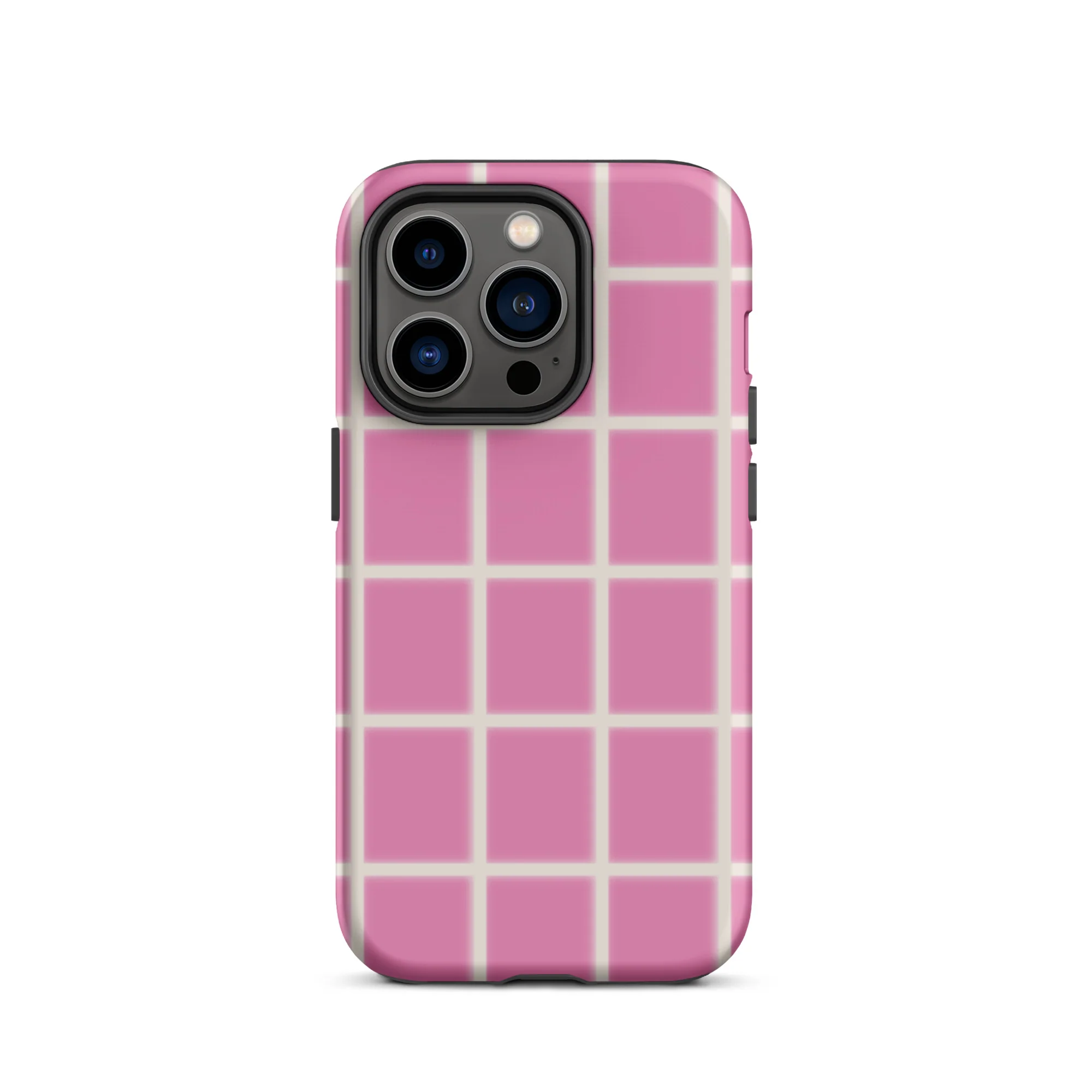 Grid iPhone® Case - Wide, Pink - Image 14