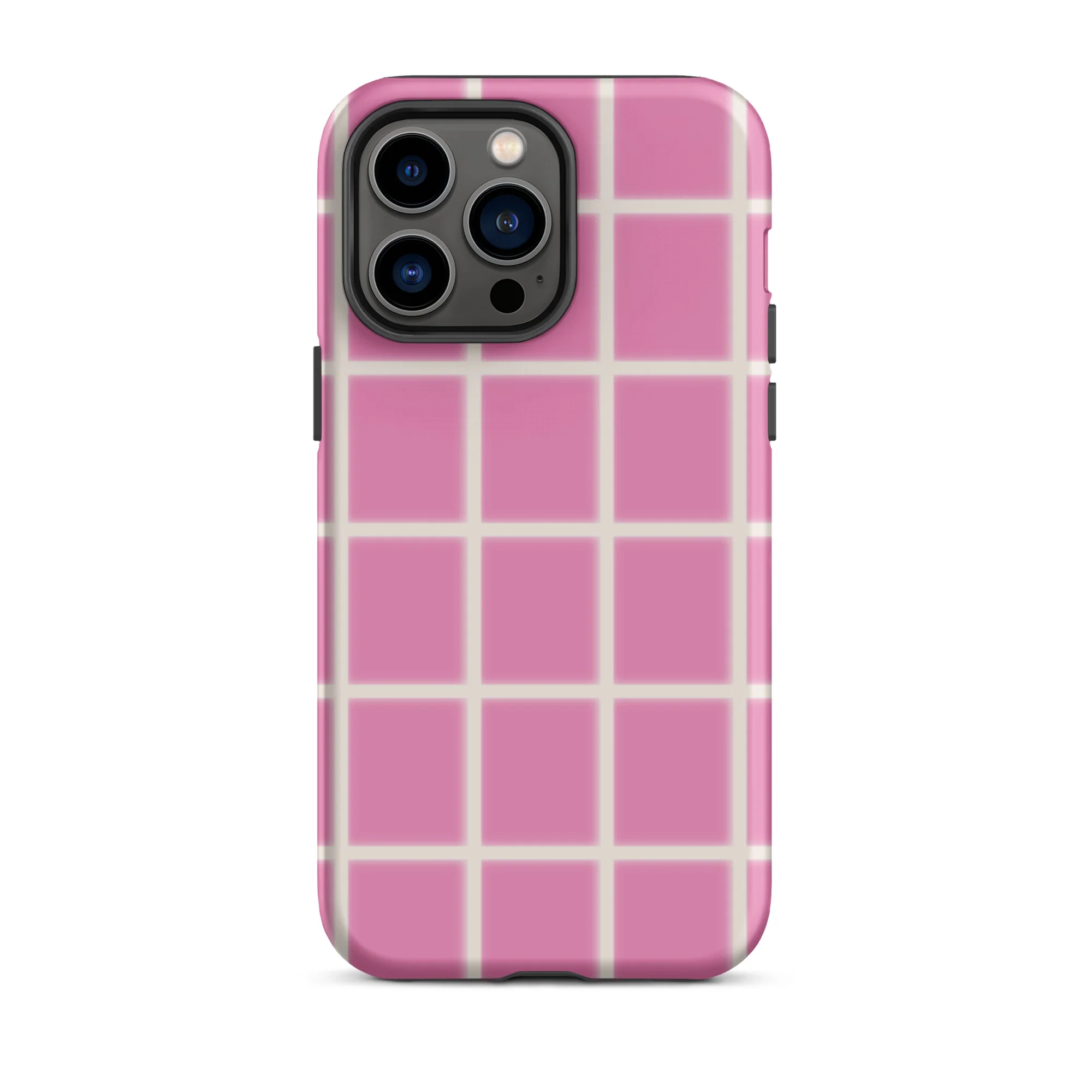 Grid iPhone® Case - Wide, Pink - Image 15