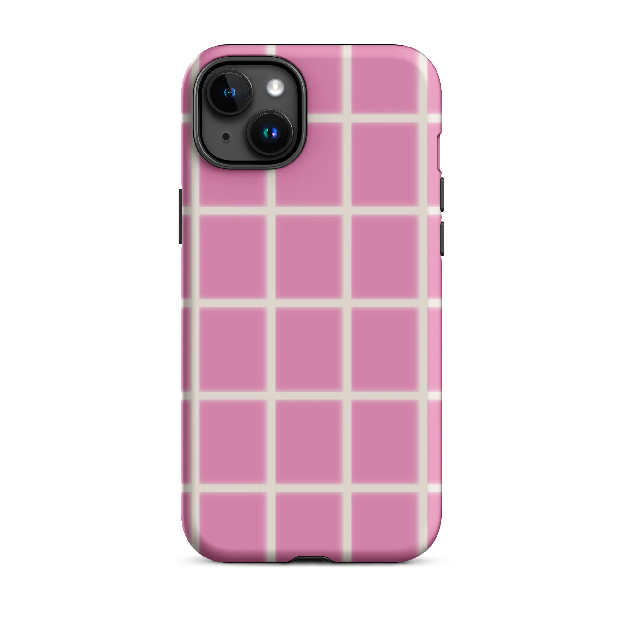 Grid iPhone® Case - Wide, Pink - Image 17