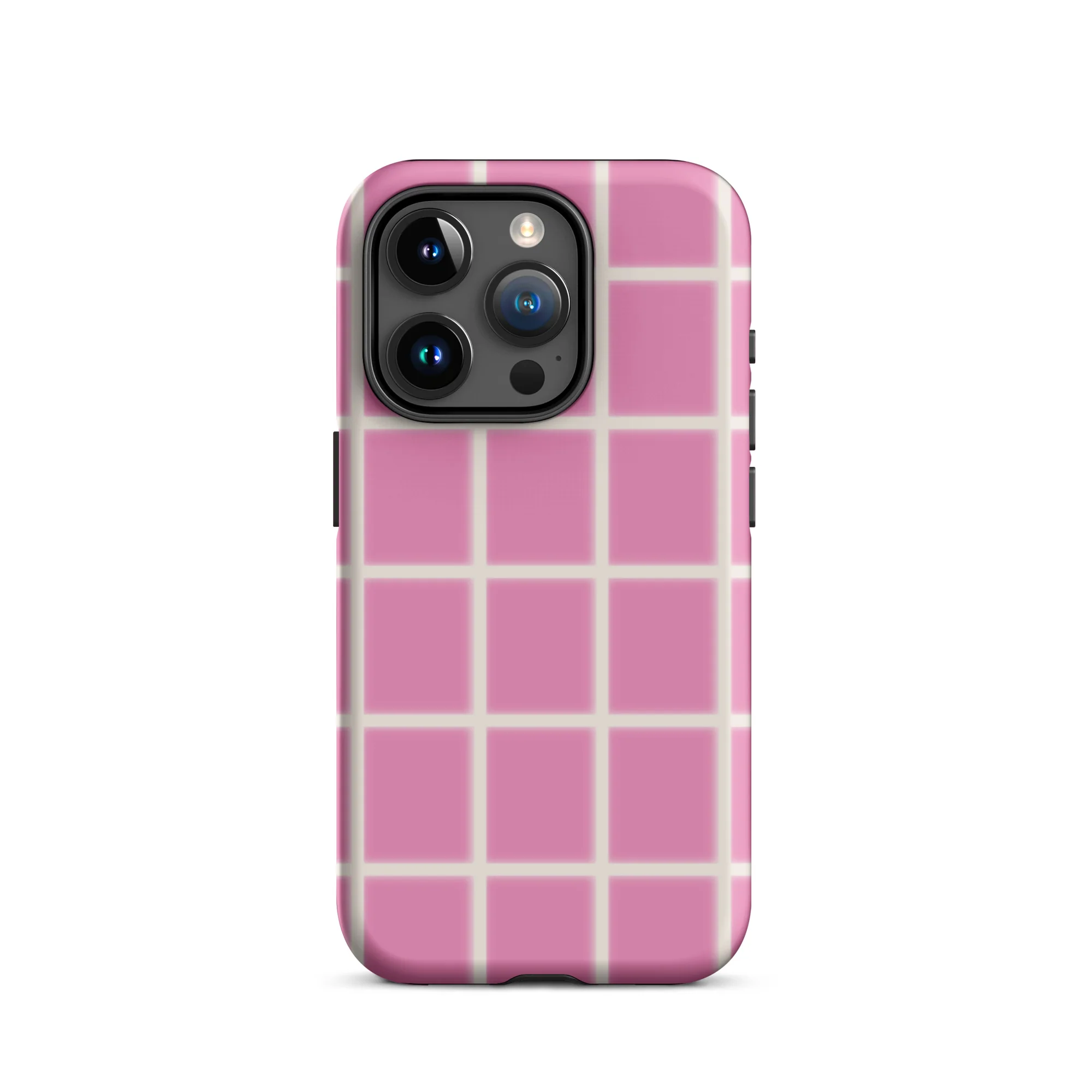 Grid iPhone® Case - Wide, Pink - Image 18