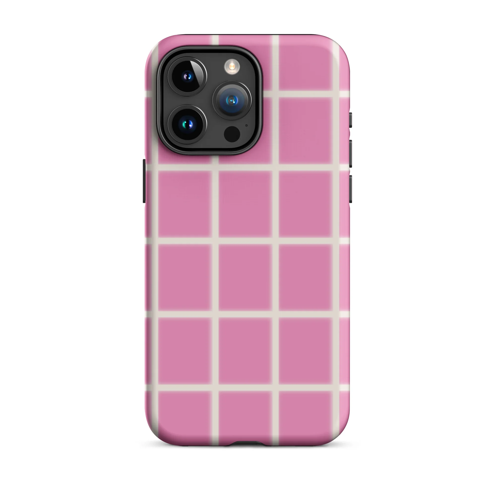 Grid iPhone® Case - Wide, Pink - Image 19