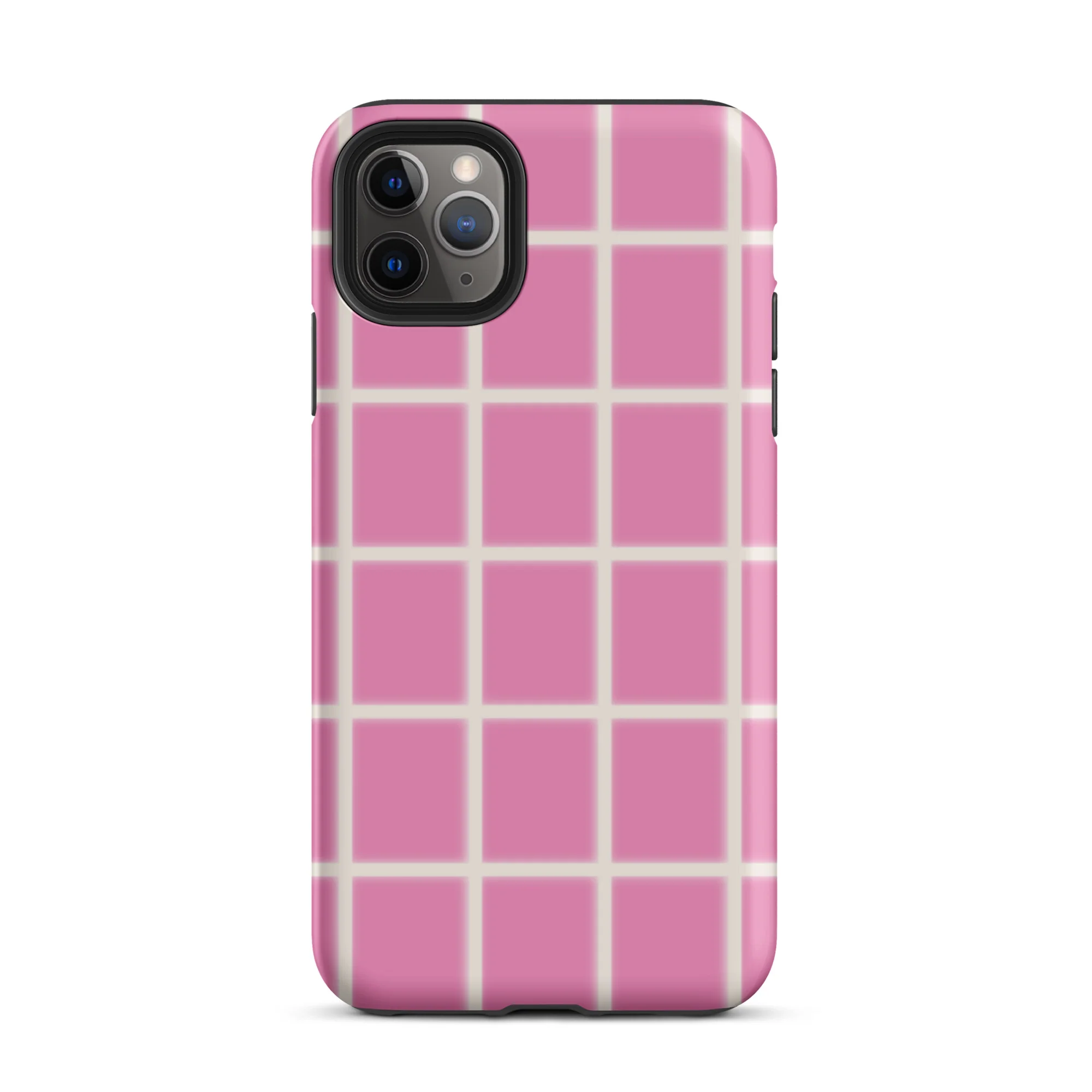 Grid iPhone® Case - Wide, Pink - Image 3