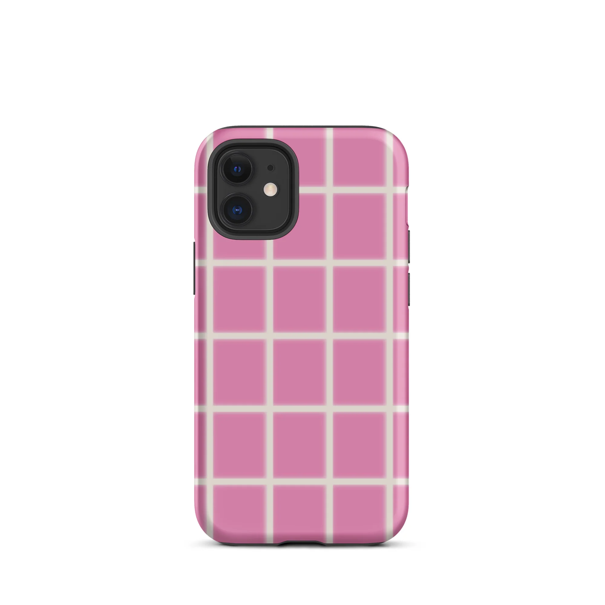 Grid iPhone® Case - Wide, Pink - Image 4