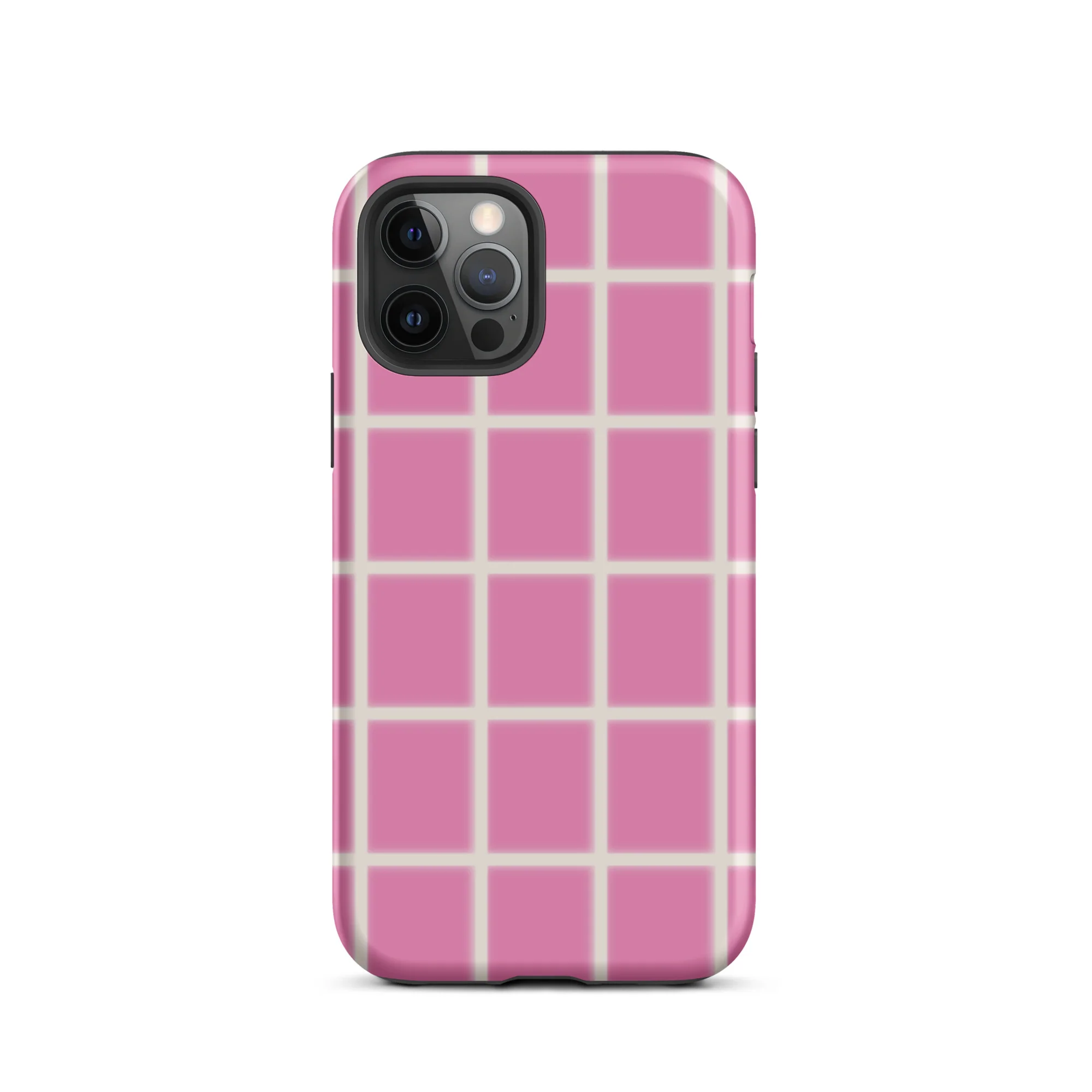 Grid iPhone® Case - Wide, Pink - Image 6