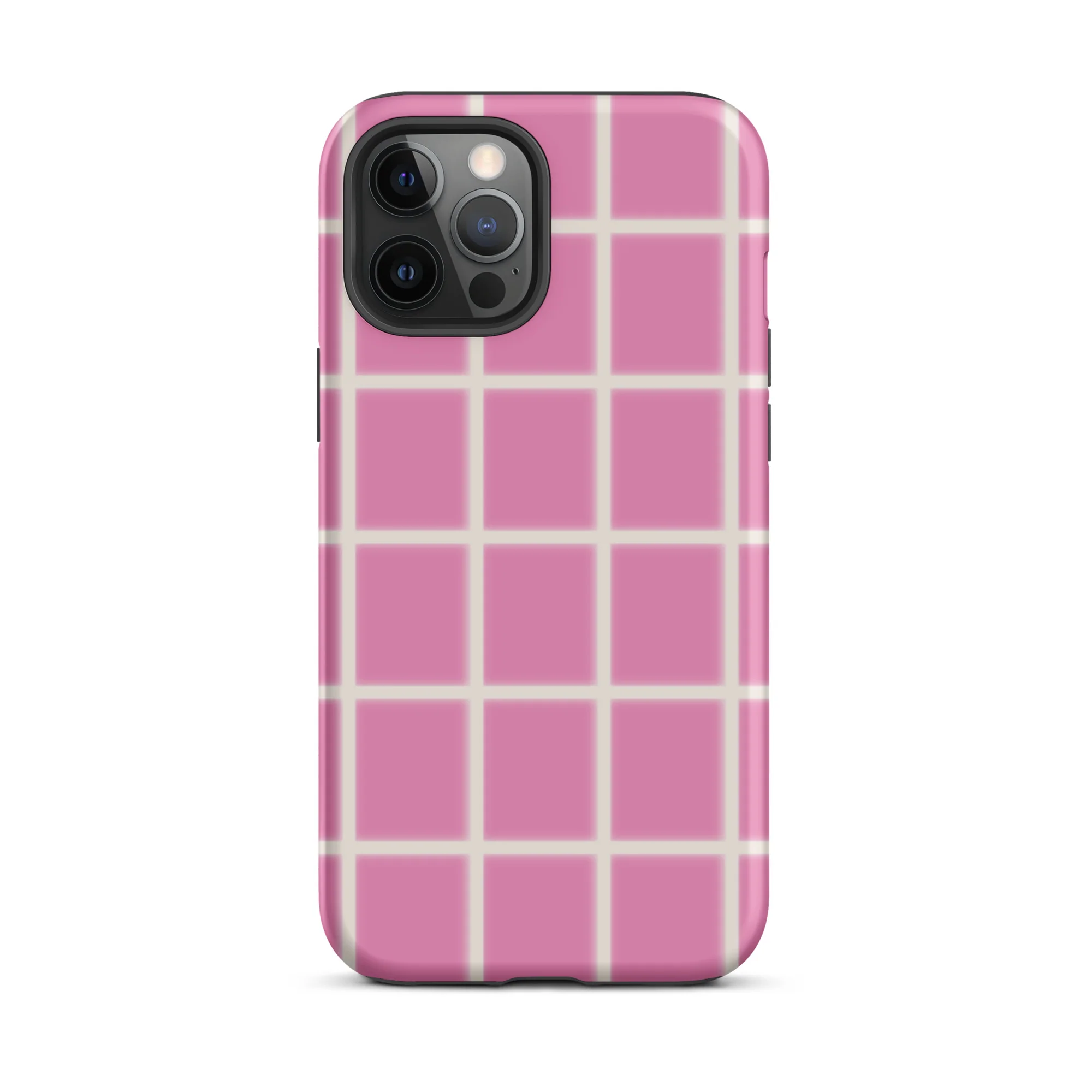 Grid iPhone® Case - Wide, Pink - Image 7