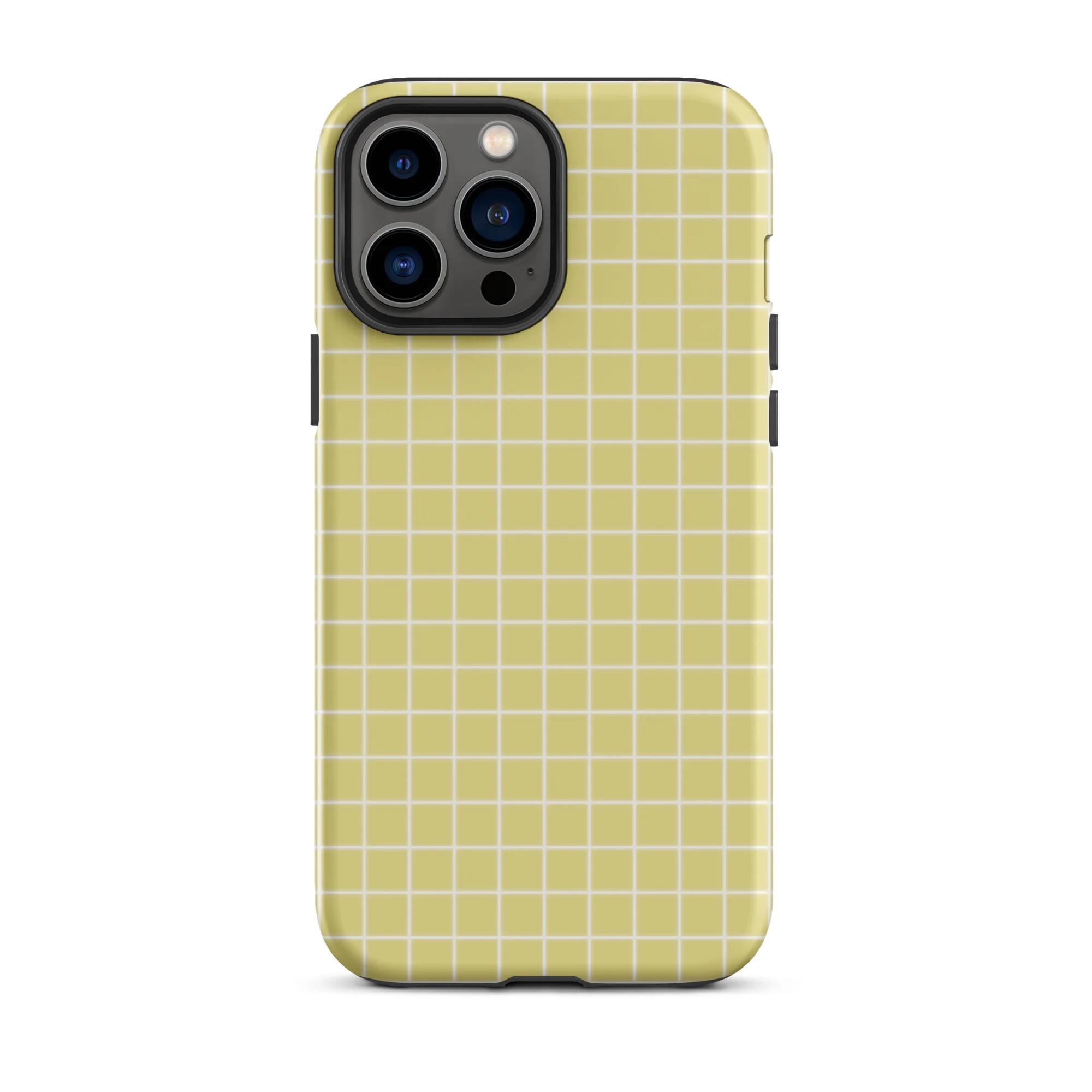 Grid iPhone® Case - Yellow - Image 11