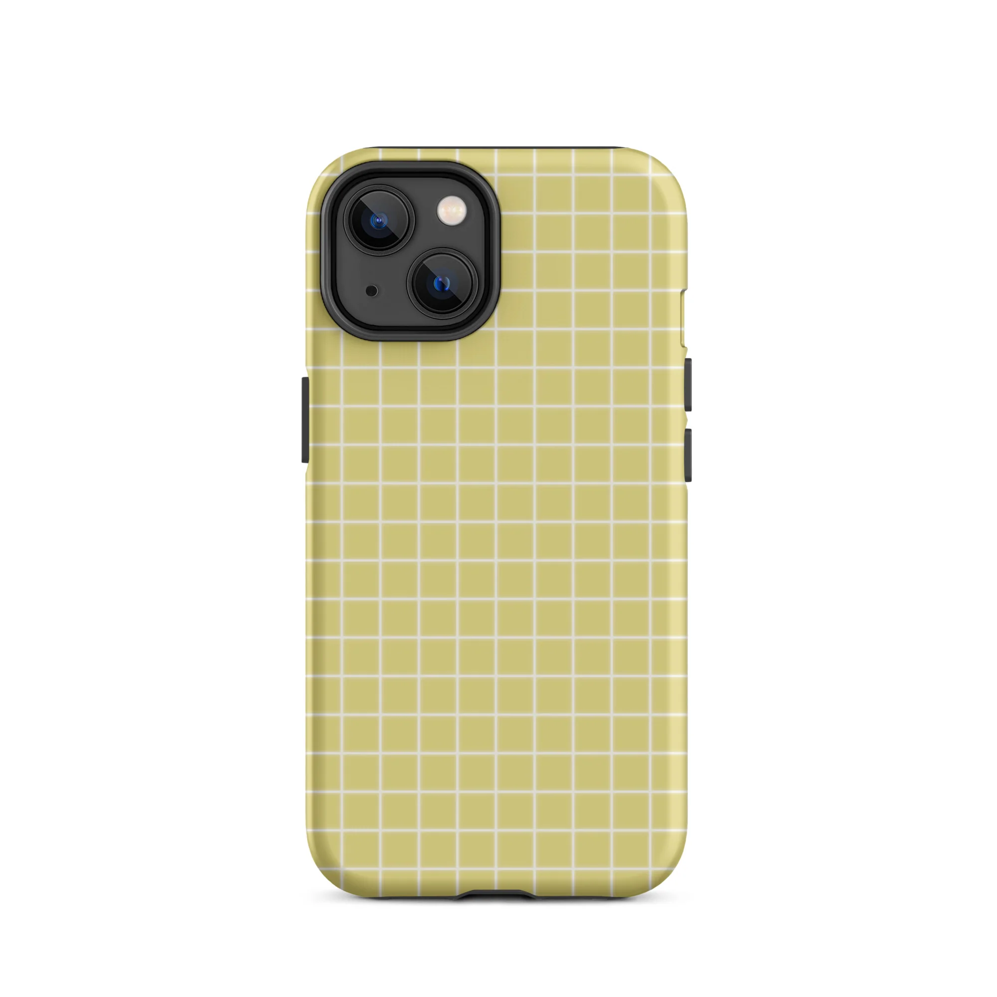 Grid iPhone® Case - Yellow - Image 12