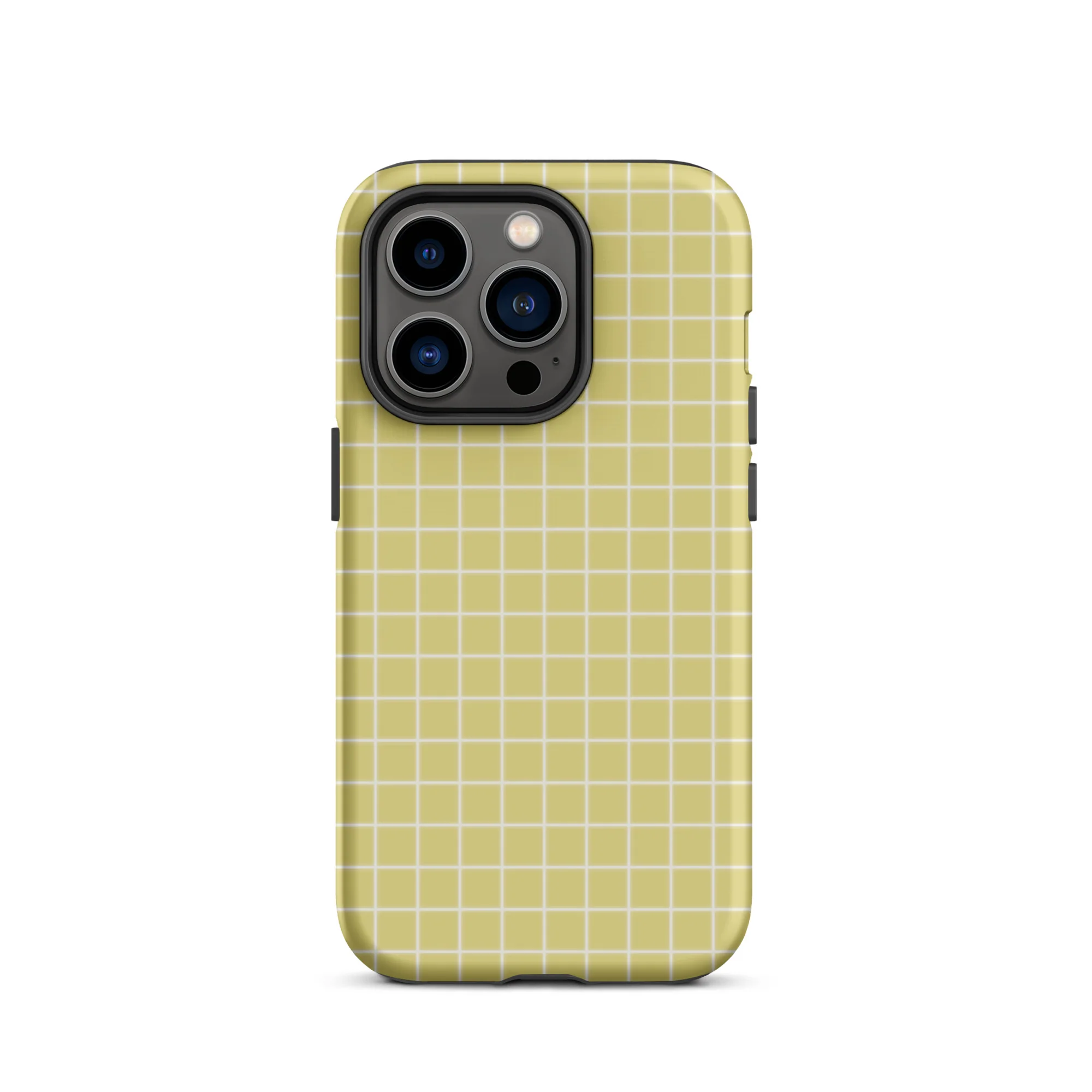 Grid iPhone® Case - Yellow - Image 14