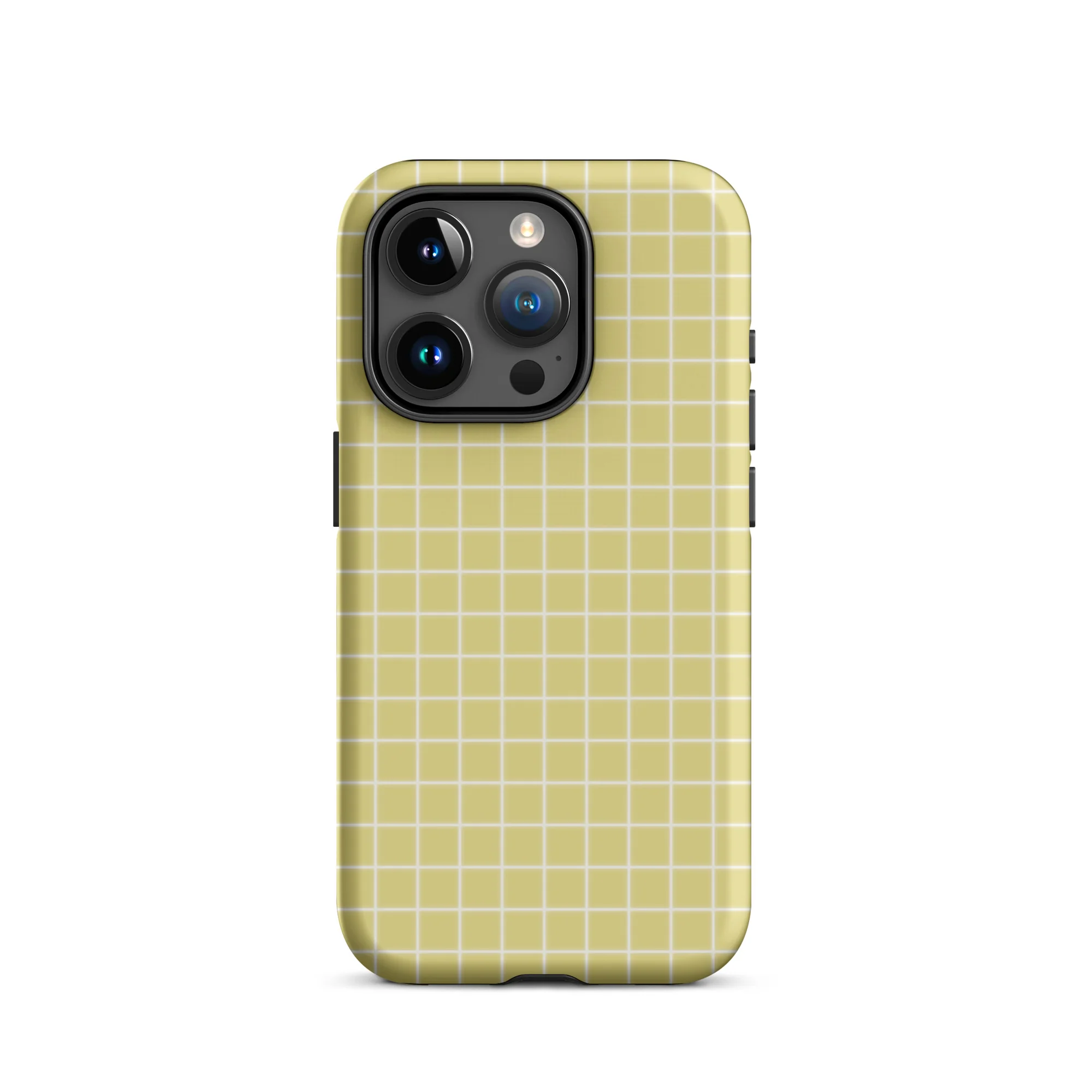 Grid iPhone® Case - Yellow - Image 18
