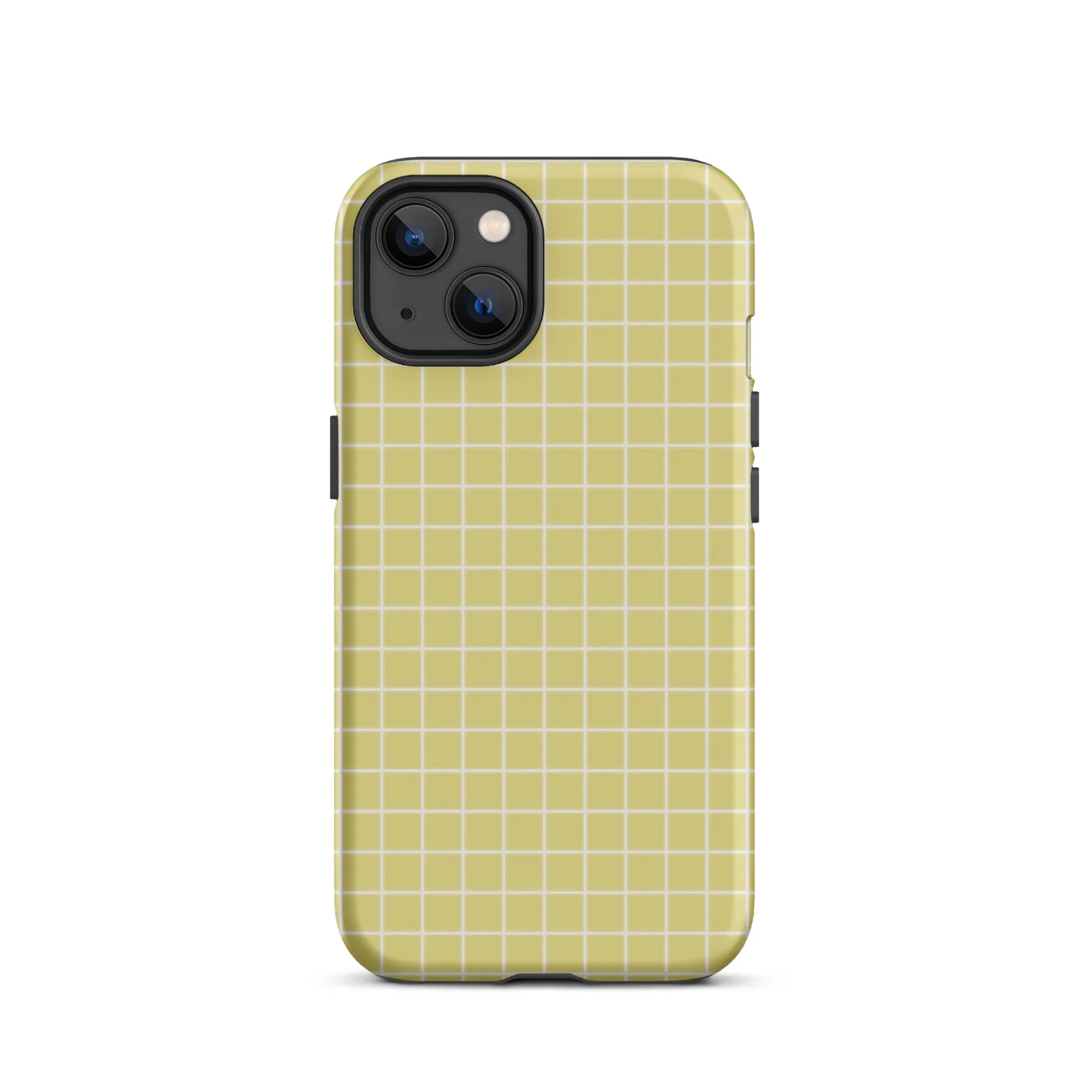 Grid iPhone® Case - Yellow - Image 9