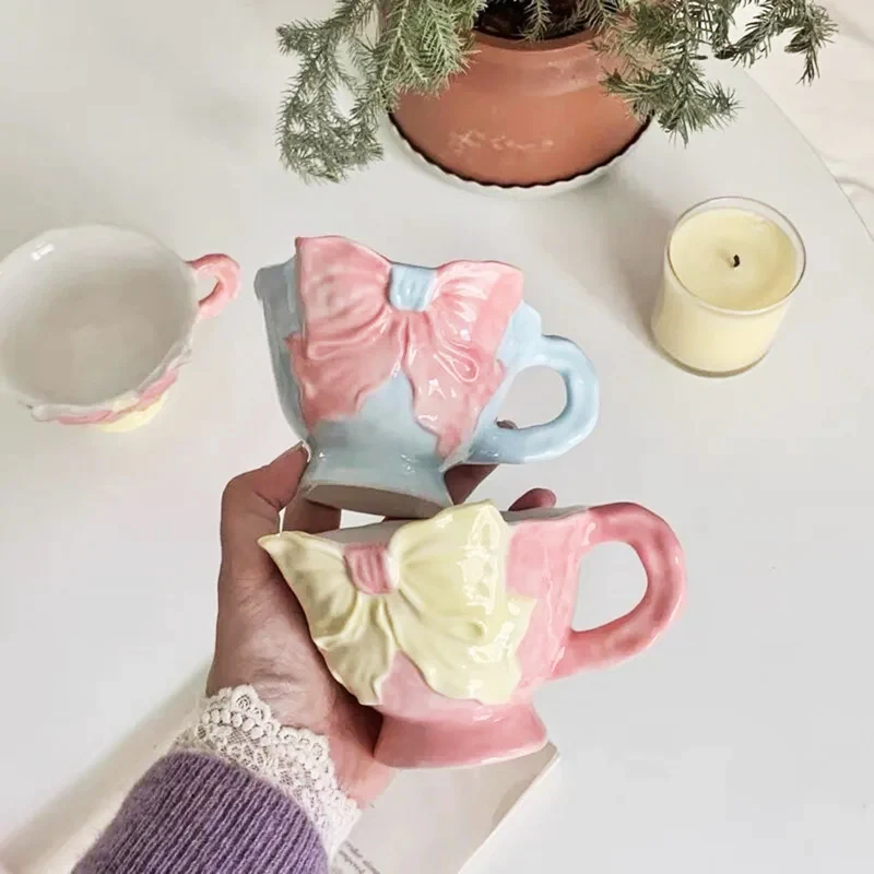 Handmade Bow Mug