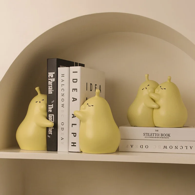 Hugging Pear Bookends - Image 2