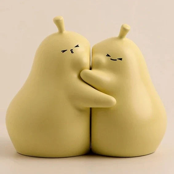 Hugging Pear Bookends - Image 4