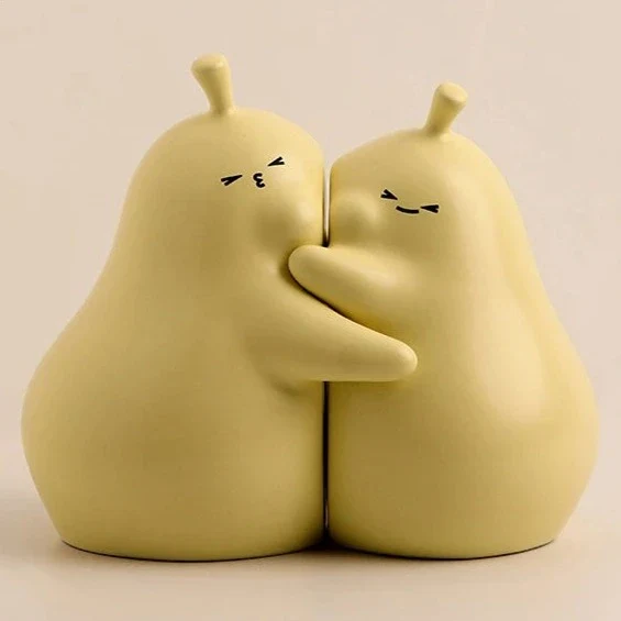 Hugging Pear Bookends - Image 8