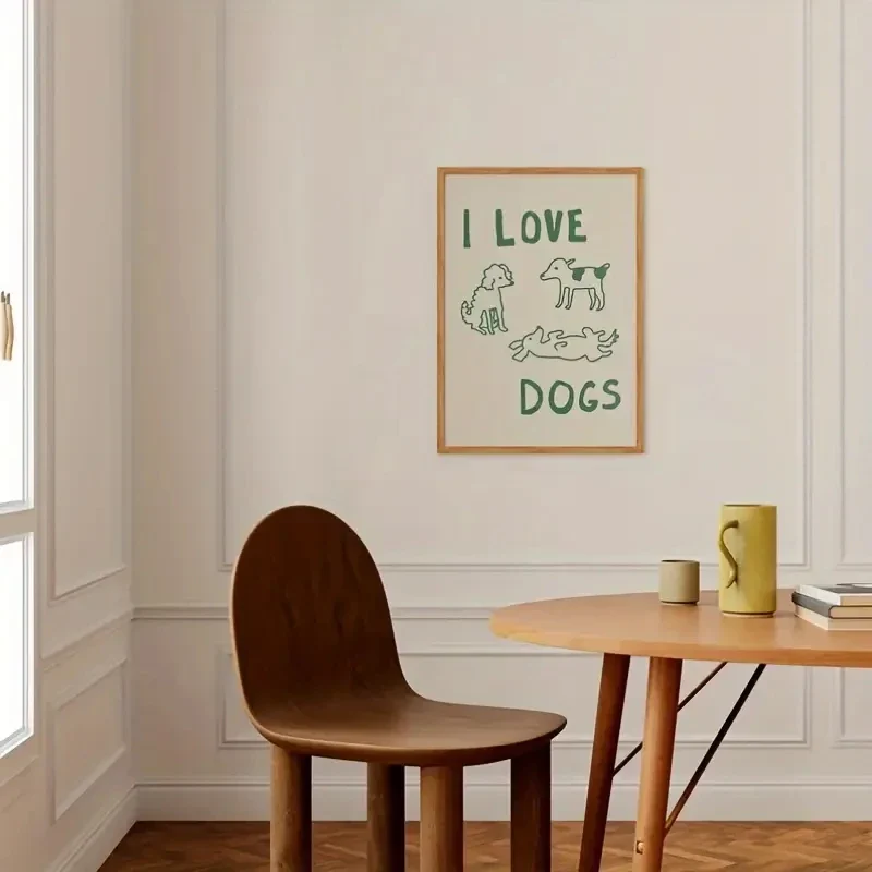 I Love Dogs Wall Art - Image 4