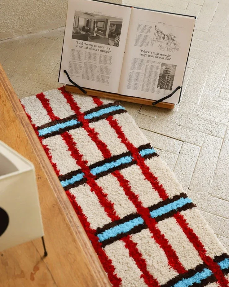 illustrative Grid Rug - Image 6