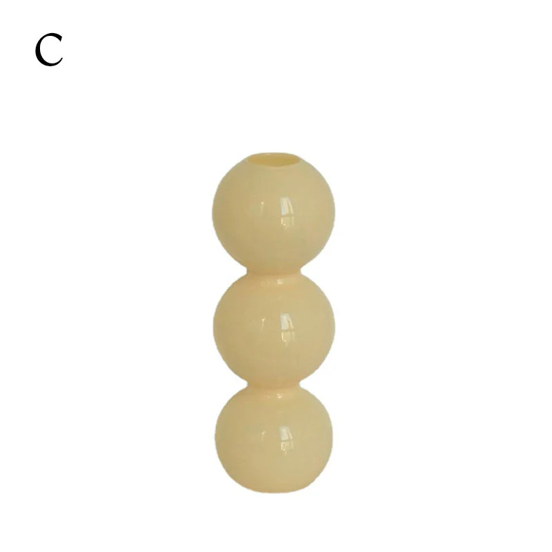 Ivory Glass Candleholder - Image 9